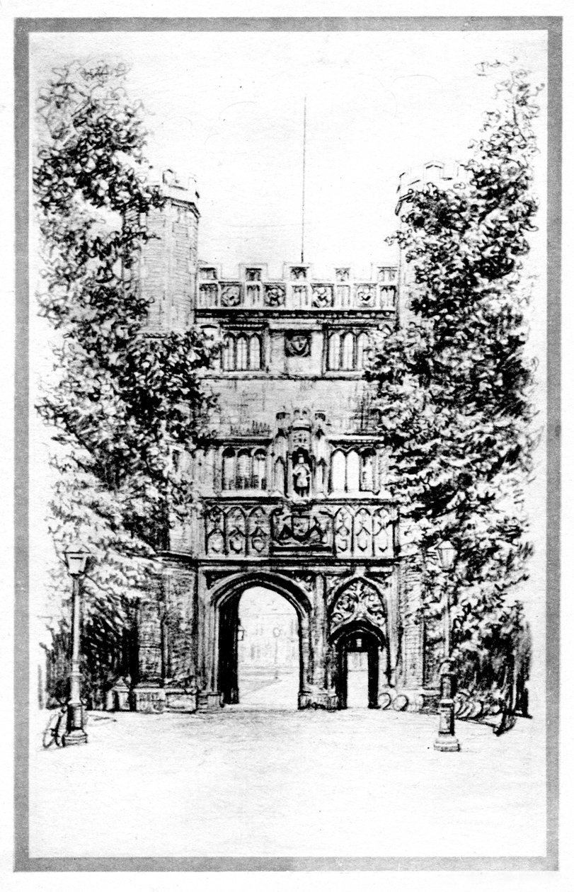 Trinity Koleji, Cambridge, 20. yüzyılın başlarında by Unbekannt