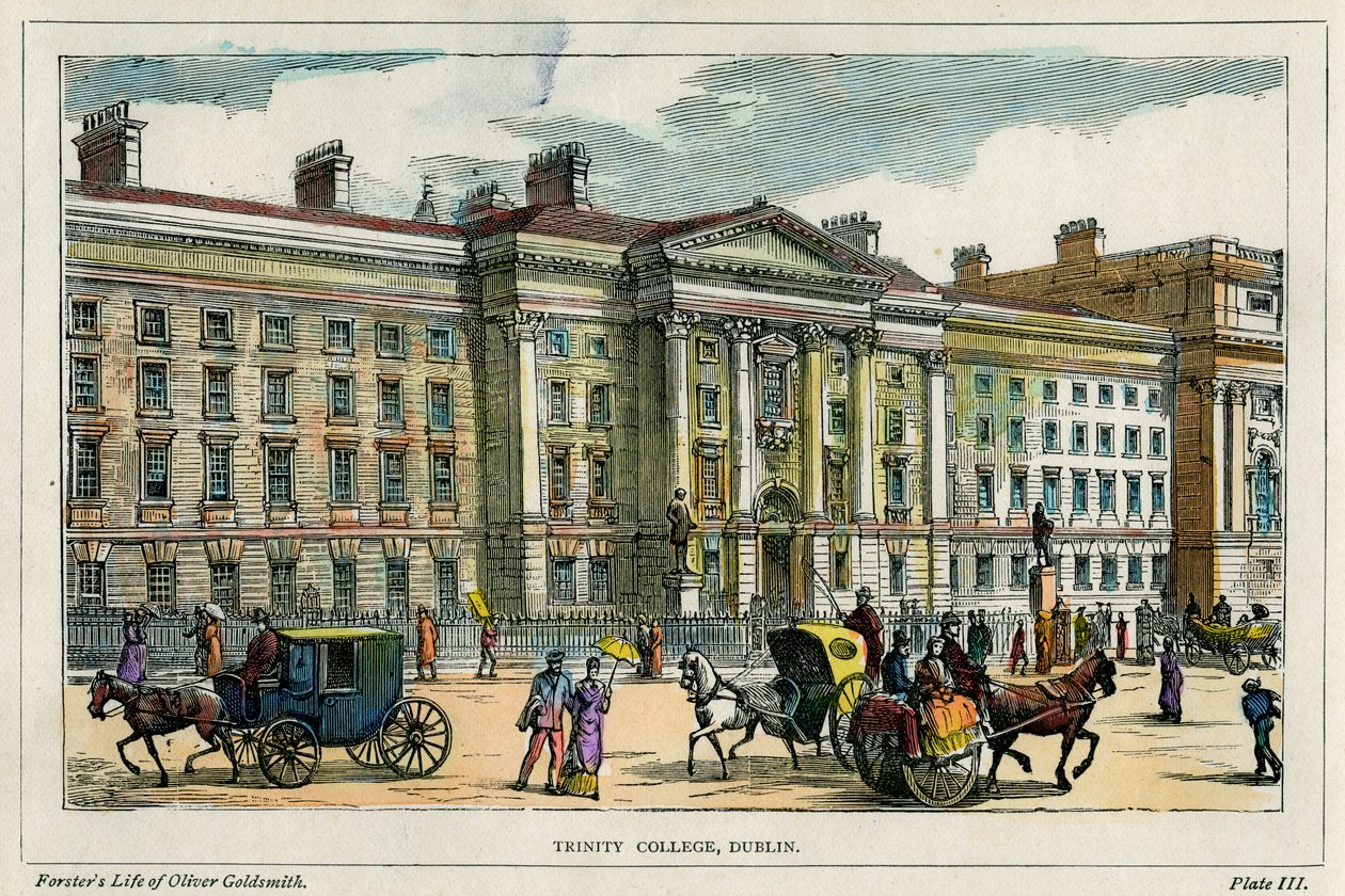 Trinity Koleji, Dublin, İrlanda, c1880 by Unbekannt
