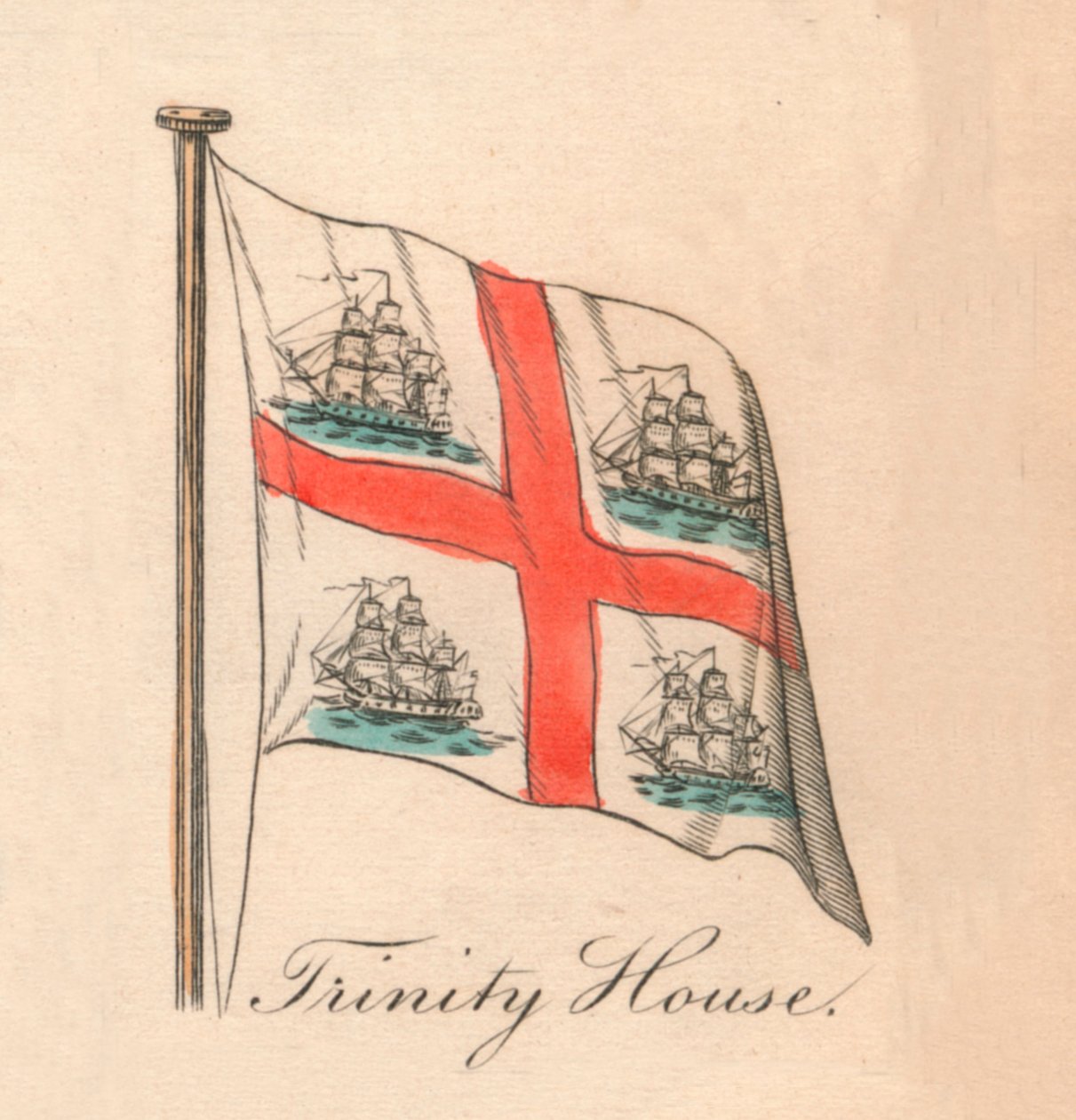 Üçlü Ev, 1838 by Unbekannt
