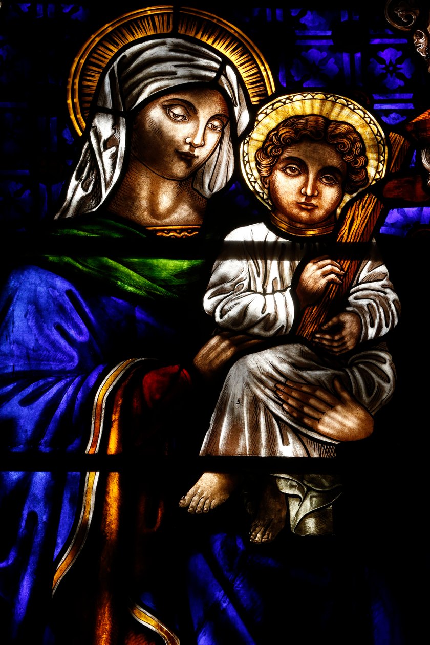 Trinity kilisesi - Meryem Ana ve İsa, New York, Amerika Birleşik Devletleri by Unbekannt