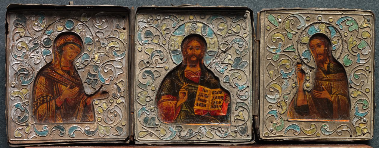 Üç Parçalı İsa, Bakire ve Aziz John Evangelist, 1800