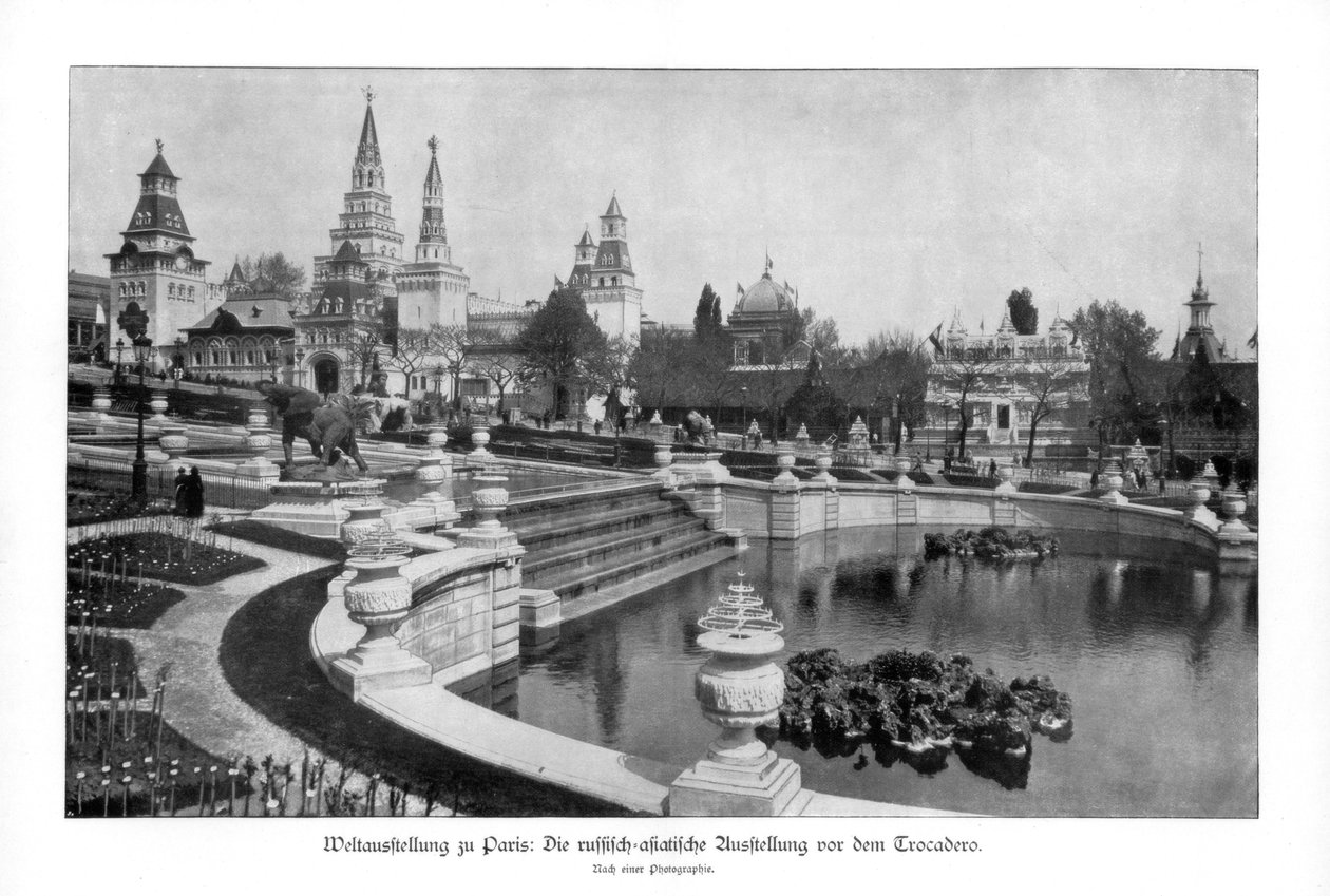 Trocadero, Paris Dünya Fuarı, 1889, 1900 by Unbekannt