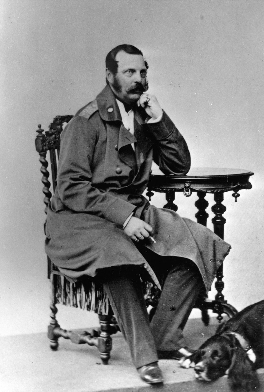 Rusya Çarı II. Aleksandr, 1863 by Unbekannt