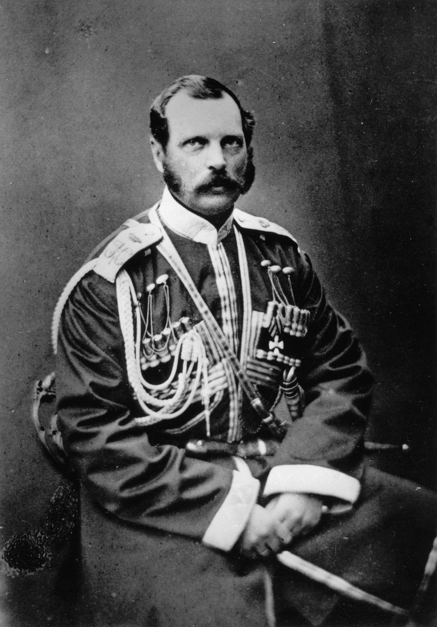 Rusya Çarı II. Aleksandr, 1863 by Unbekannt