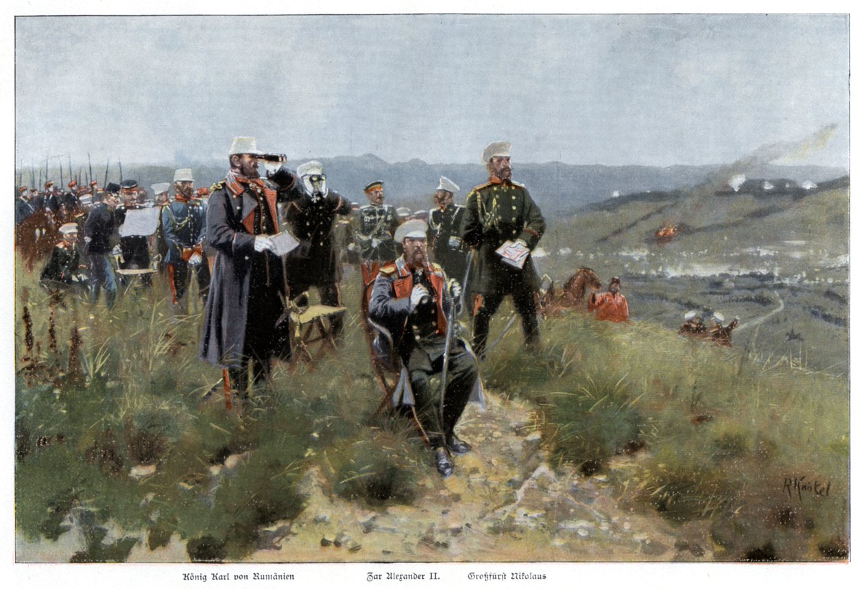 Rusya Çarı II. Aleksandr ve kurmayları, 1900 by Unbekannt