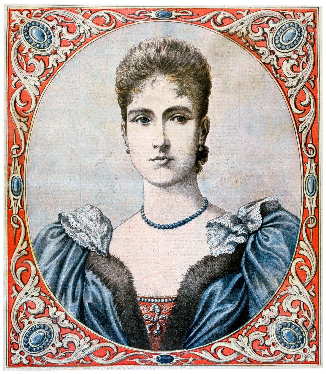 Tsarina Alexandra, Rusya İmparatoriçesi eşi, 1894 by Unbekannt