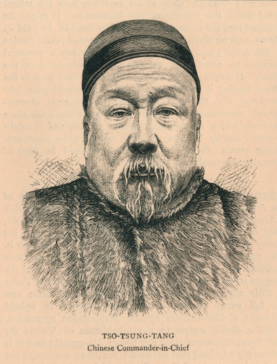 Tso-Tsung-Tang, Çin Başkomutanı, 19. yüzyılın sonlarında. by Unbekannt