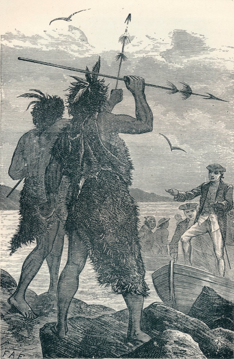 İki Yerli Anlaşmazlık Kaptan Aşçıların Çıkarması, 1904 by Unbekannt
