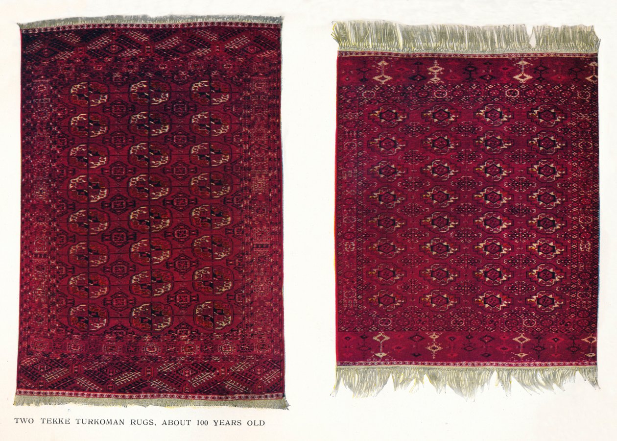 İki Tekke Türkmen kilim, c1800 by Unbekannt