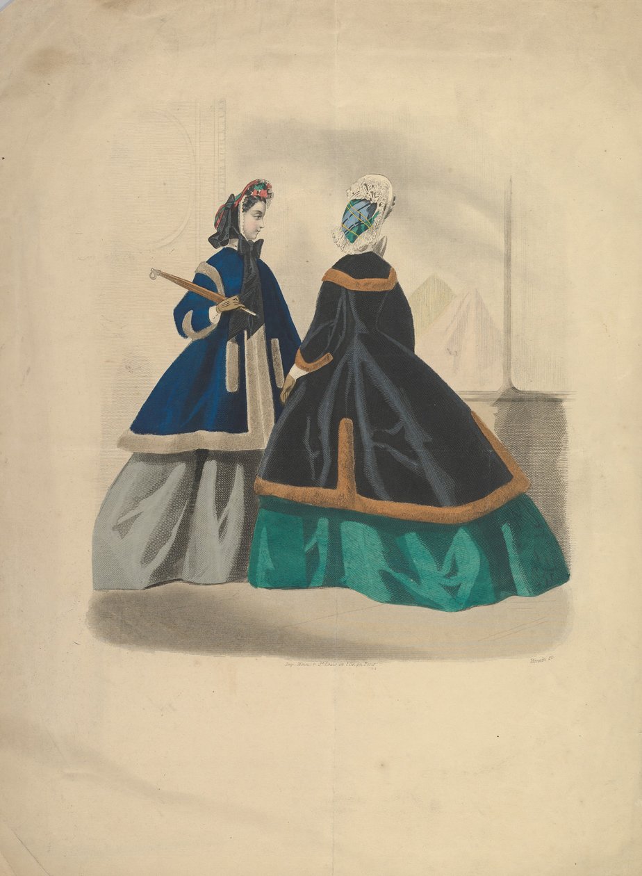 Mont Giyen İki Kadın, 1863-64. by Unbekannt