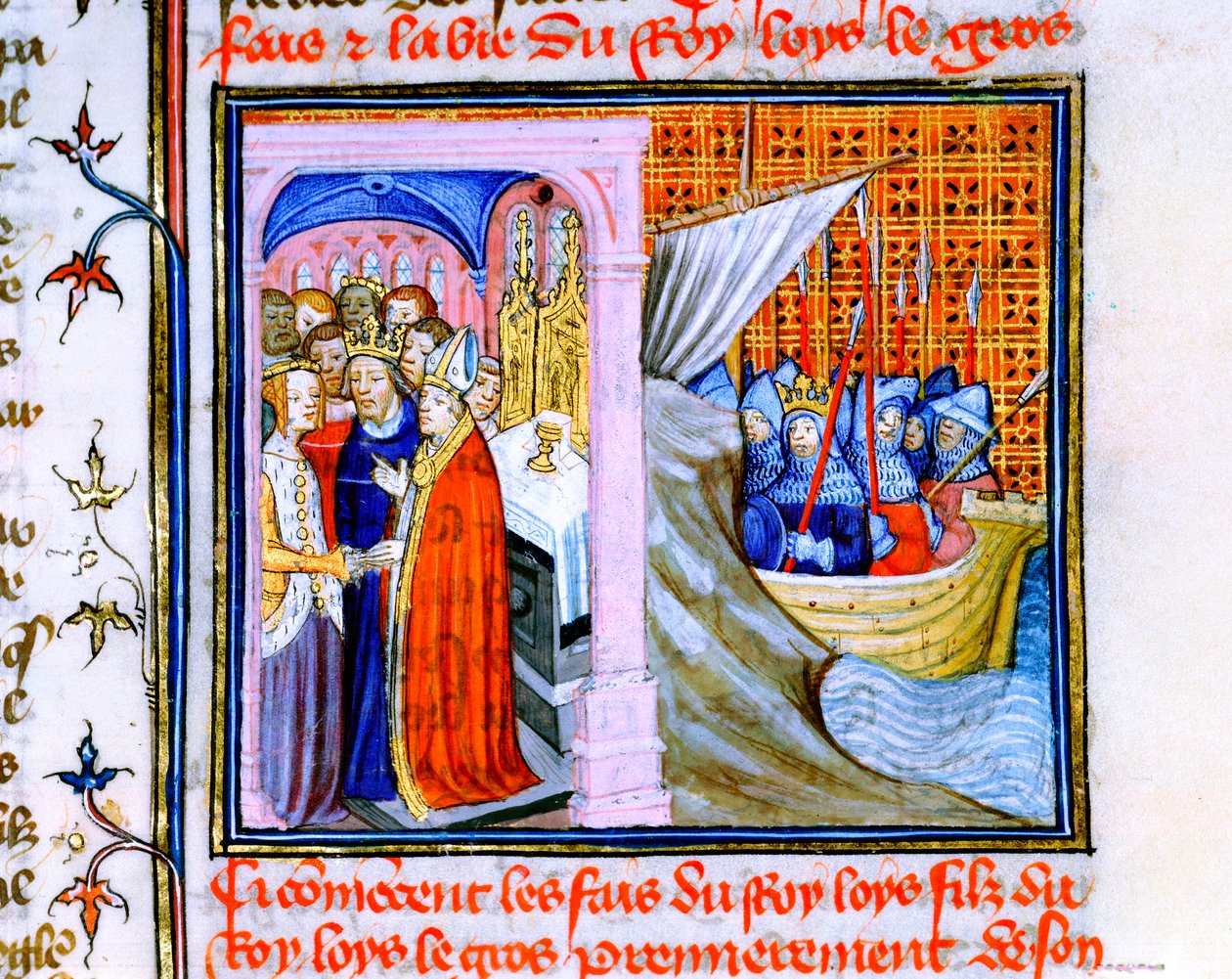 14. yüzyılın sonlarında Chronique de St Denis