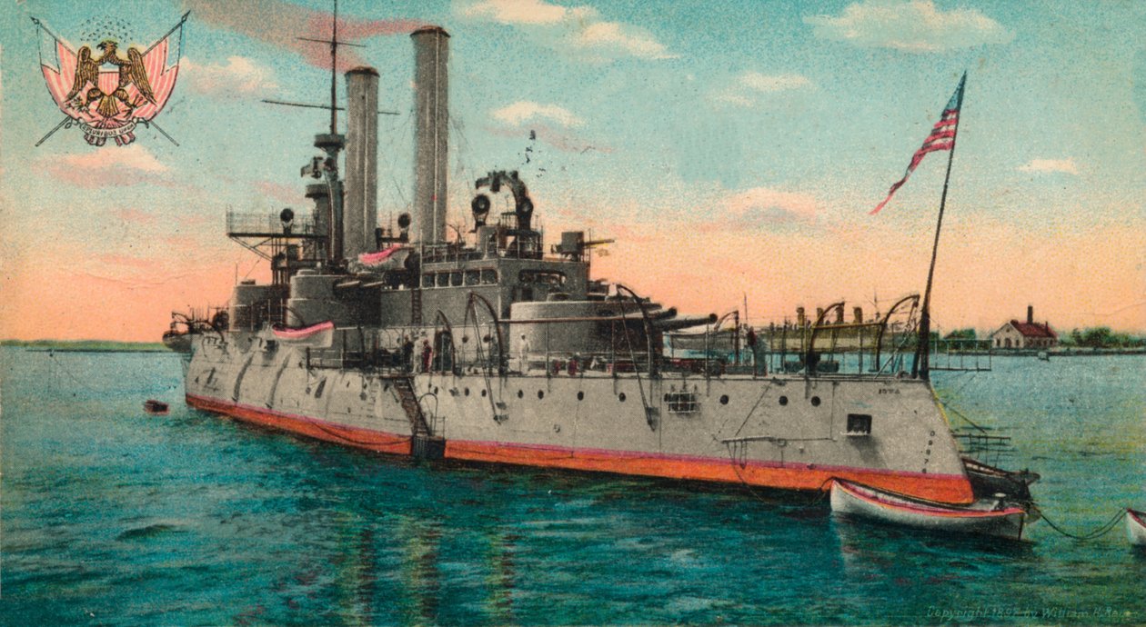 ABD Savaş Gemisi Iowa, c1908 by Unbekannt