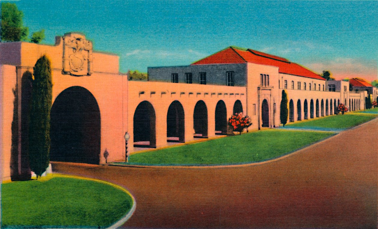 ABD Deniz Piyadeleri Üssü. San Diego, Kaliforniya, 1941 by Unbekannt