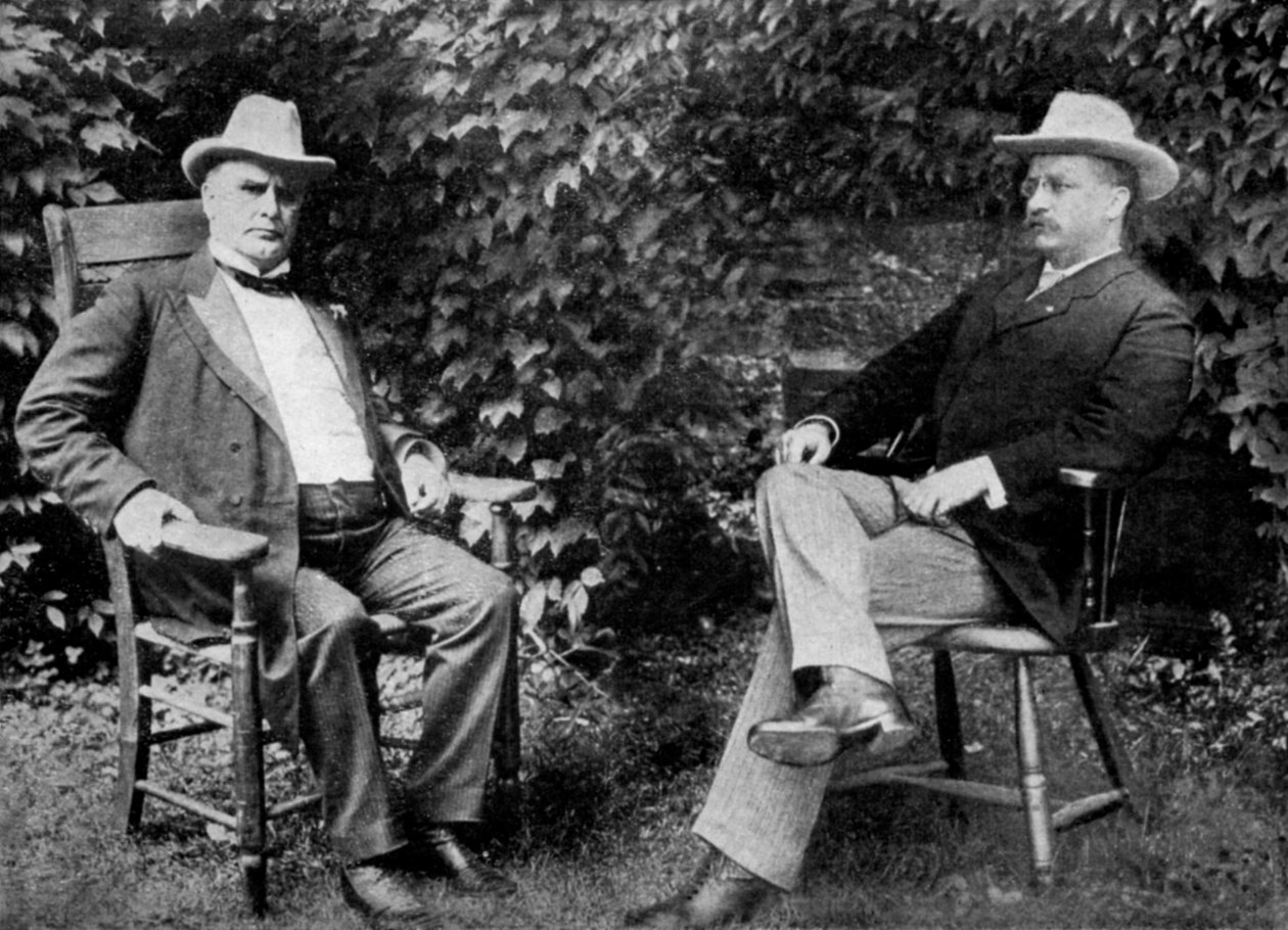 ABD Başkanı William McKinley ve Başkan Yardımcısı Theodore Roosevelt, 1899 1951 by Unbekannt