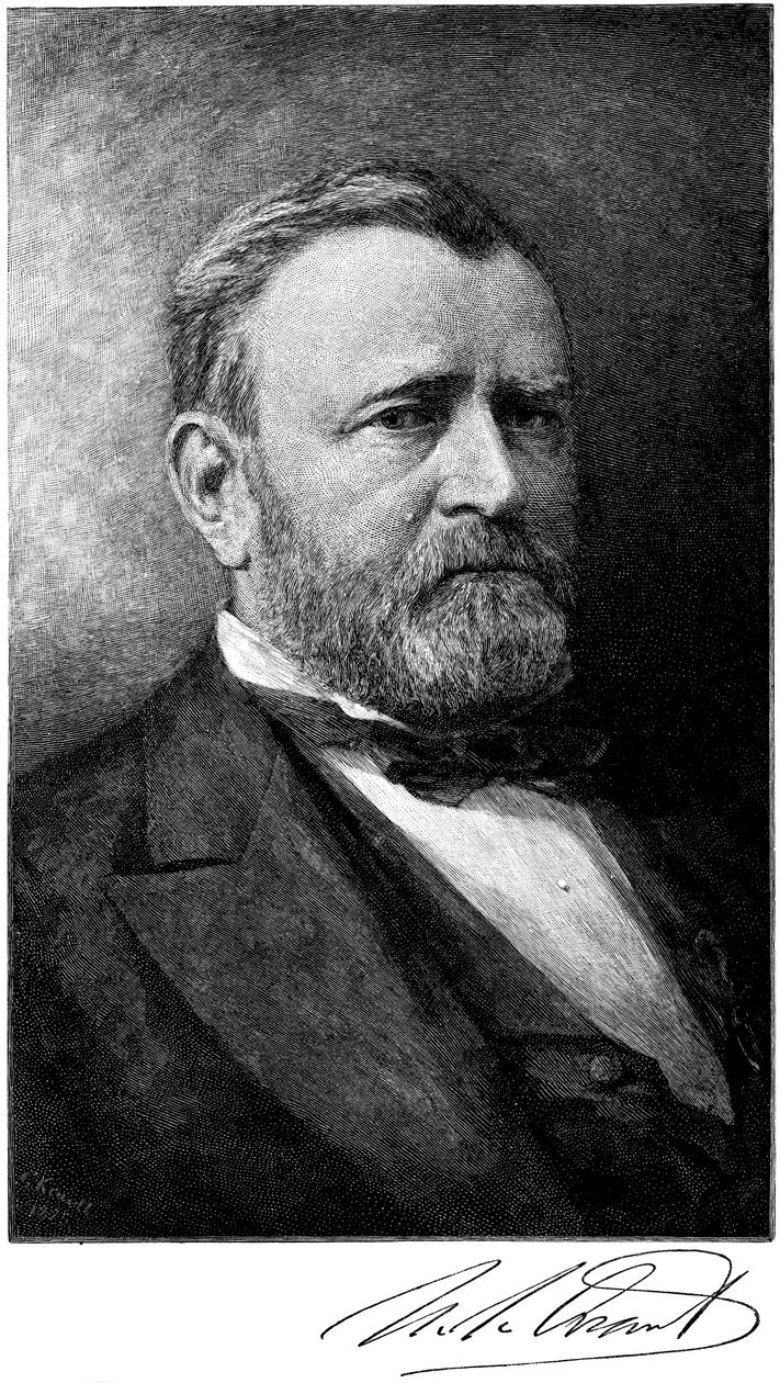 Ulysses S Grant, Amerikan askeri ve devlet adamı, 19. yüzyılın sonlarında by Unbekannt