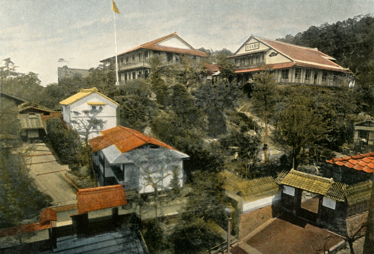 Un Hotel A Kioto, Kyoto Oteli, 1900. by Unbekannt