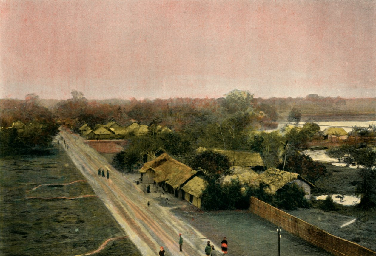 Un Köyü Tonkinois, Tonkin Köyü, 1900. by Unbekannt