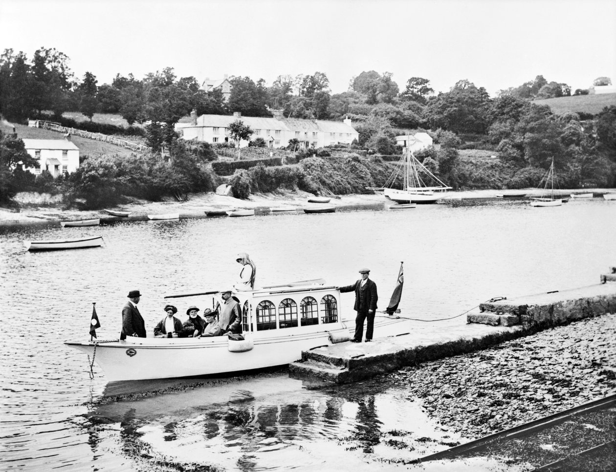 Birleşik Krallık: Fal Nehri Üzerine Bir Görünüm. Feok, Cornwall, by Unbekannt