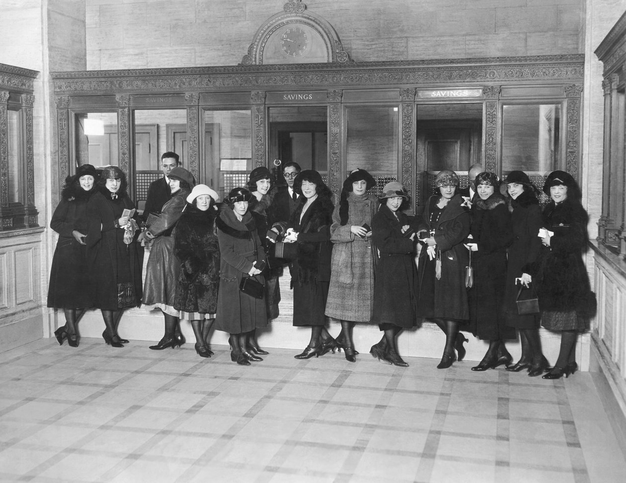 Amerika Birleşik Devletleri: c.1926 Bir bankada 