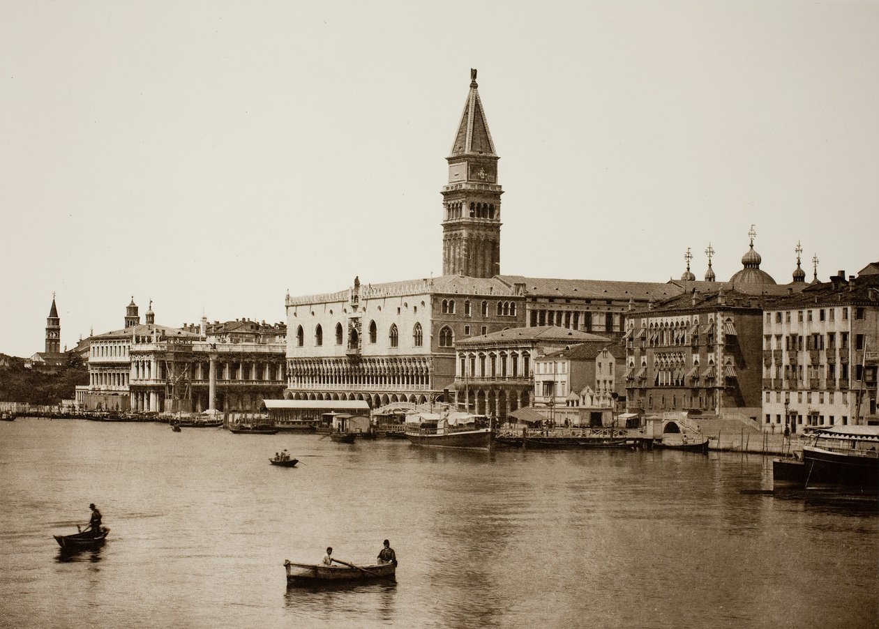 İsimsiz 99, c. 1890. [Doge Sarayı ve Büyük Kanal, Venedik]. by Unbekannt