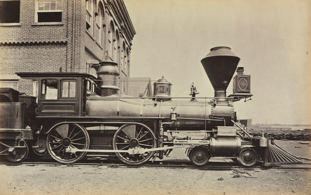 Başlıksız Pennsylvania Demiryolu Motoru, c. 1868. by Unbekannt
