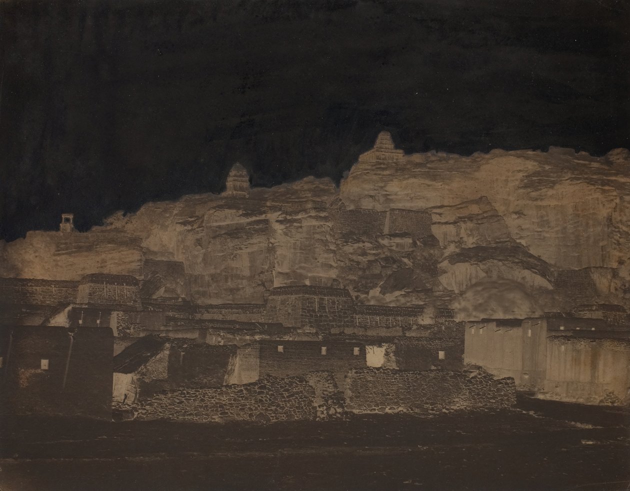 İsimsiz, [binalar, muhtemelen bir arkeolojik alan], 1860