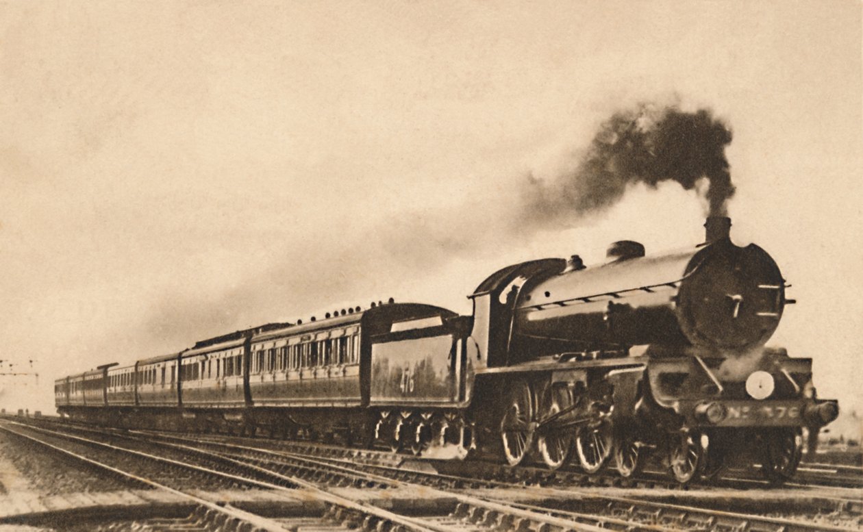 Up West of England Yemekli Araba Ekspres Exeter-London 199 Dakika, 20. yüzyılın başları. by Unbekannt