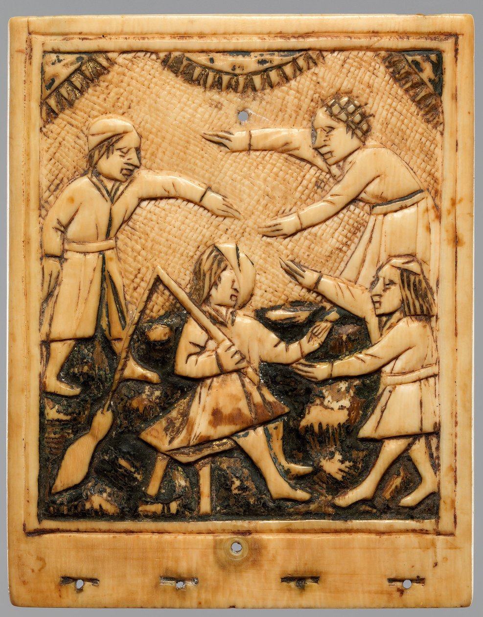 Güneş Saatinin Üst Yaprağı, Almanca, yak. 1500. by Unbekannt