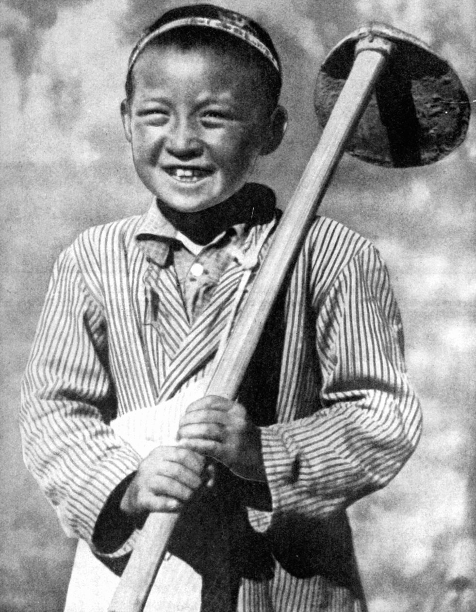 Bir çiftlikte çalışan Özbek öğrenci, 1936 by Unbekannt
