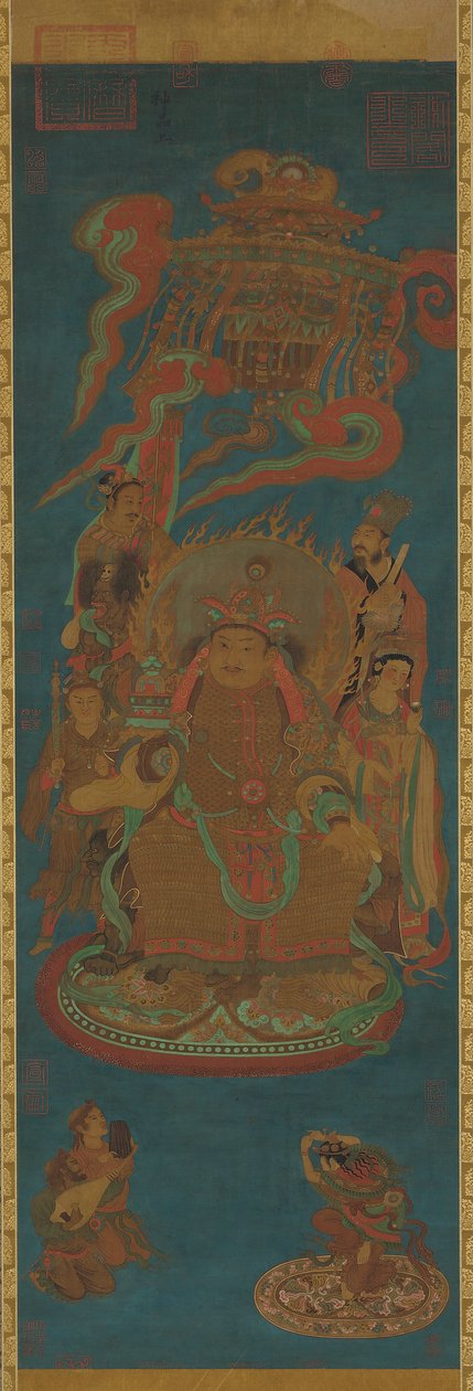 Vaisravana, Kuzeyin Koruyucu Kralı, Yuan veya Ming hanedanı, 14. yüzyıl. by Unbekannt