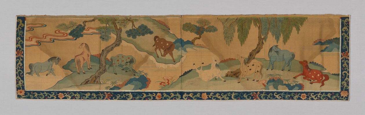 Valance, Çin, Qing hanedanı 1644-1911, 17901820. by Unbekannt