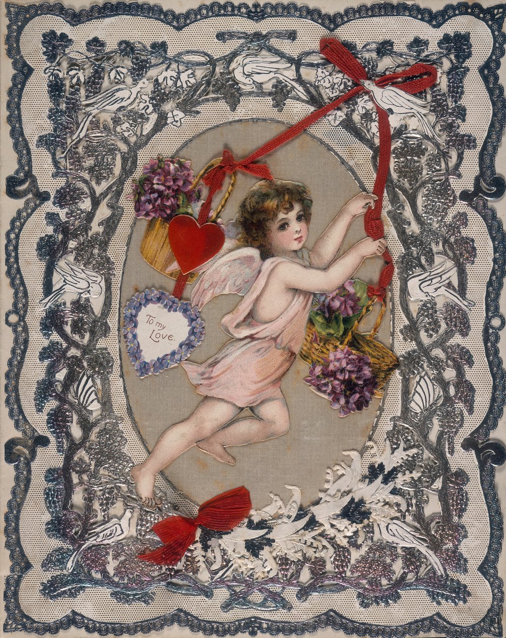 Sevgililer günü kartı, 19. yüzyıl by Unbekannt