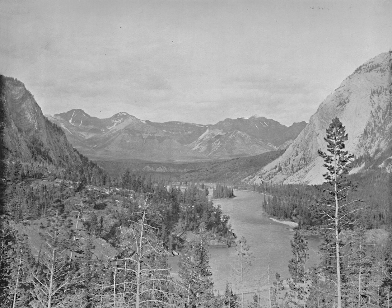 Bow Nehri Vadisi, Alberta, Kanada, c1897. by Unbekannt