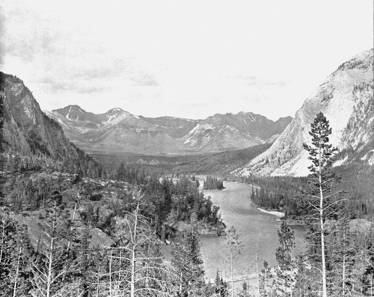 Bow Nehri Vadisi, Alberta, Kanada, c1900. by Unbekannt