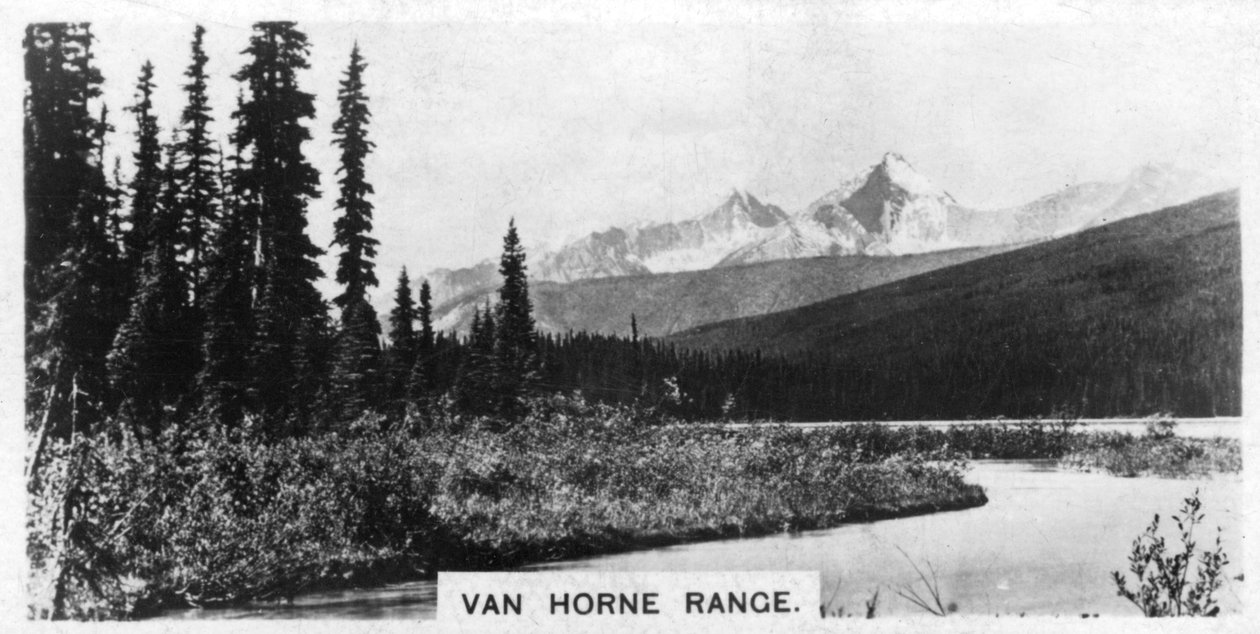 Van Horne Sıradağları, Kanada Kayalıkları, c1920'ler by Unbekannt