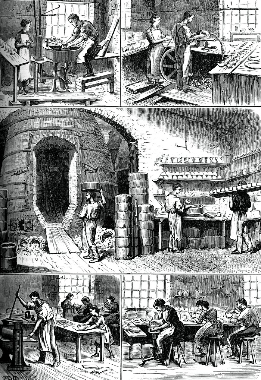 Çeşitli çanak çömlek işlemleri, c1880 by Unbekannt