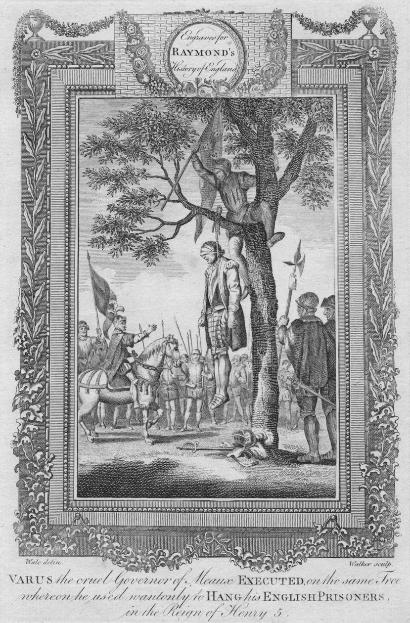 Meaux'nun zalim valisi Varus idam edildi, 1787 by Unbekannt