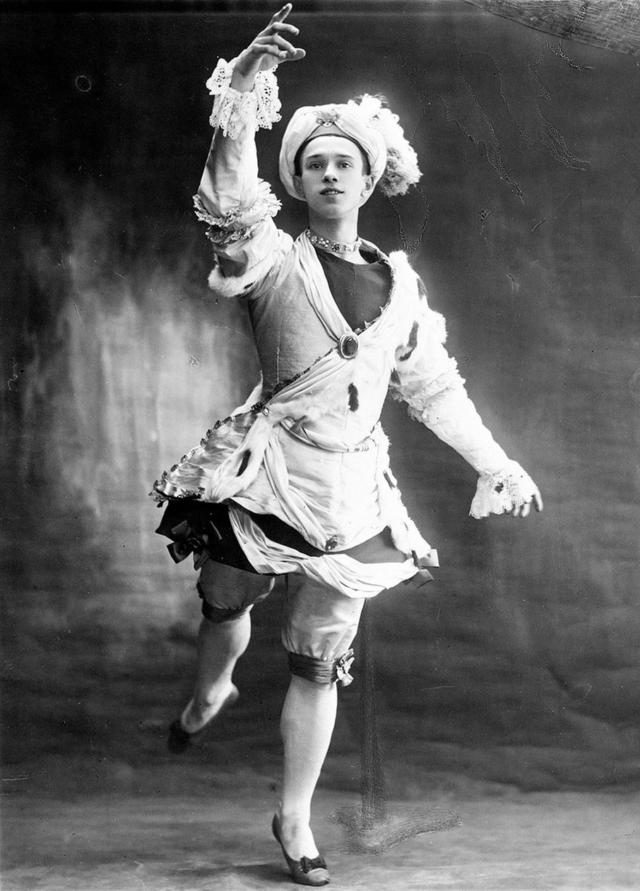 Vaslav Nijinsky, Rus balerin, 1909 by Unbekannt