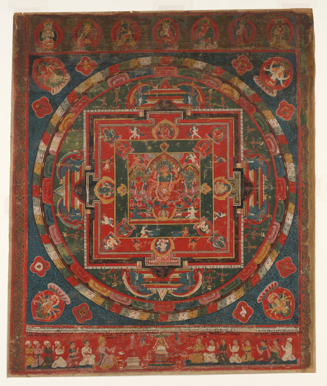 1777 Samvat 897 tarihli Vasudhara Mandala. by Unbekannt