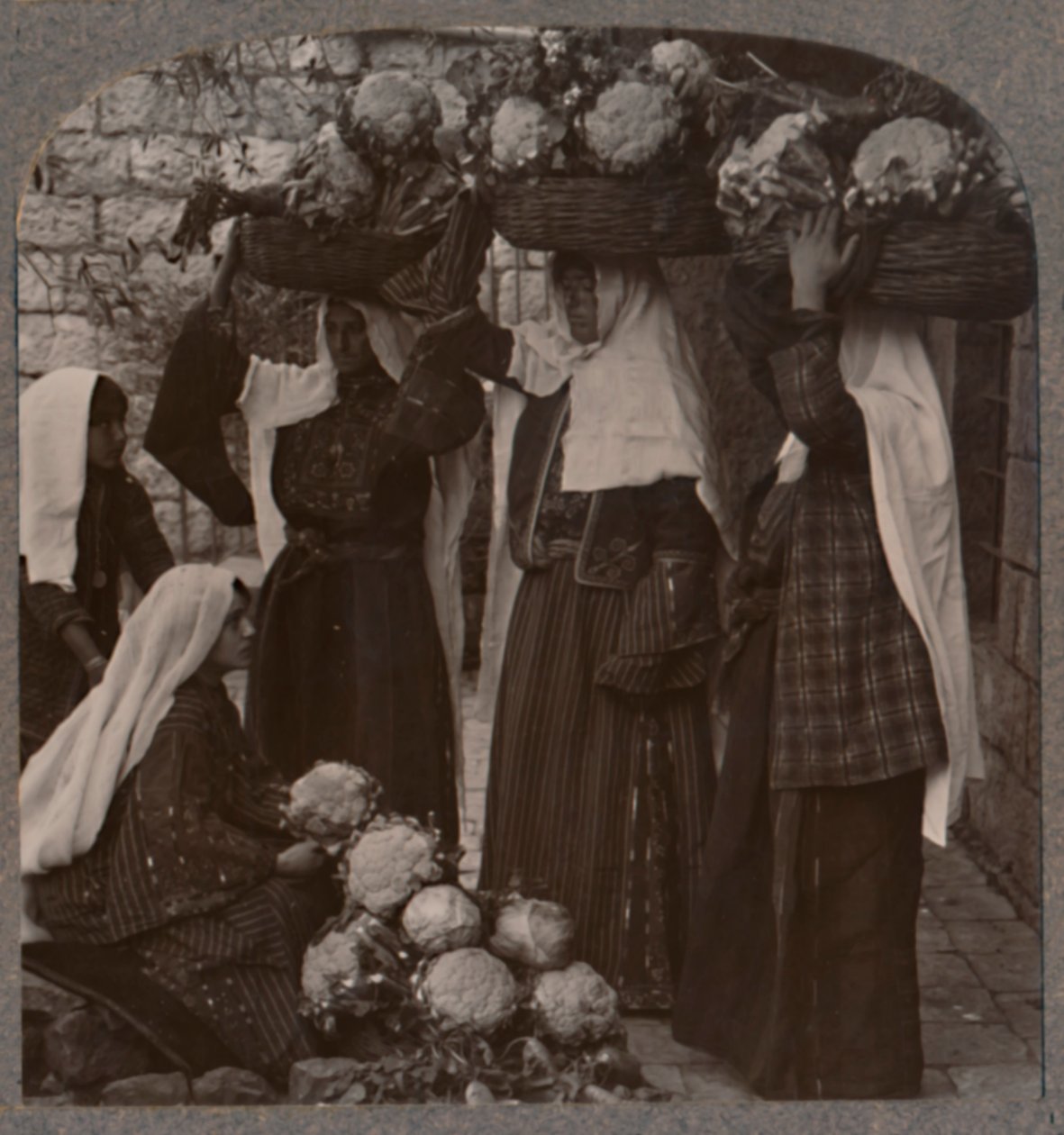 Sebze satıcıları, Kudüs, c1900 by Unbekannt
