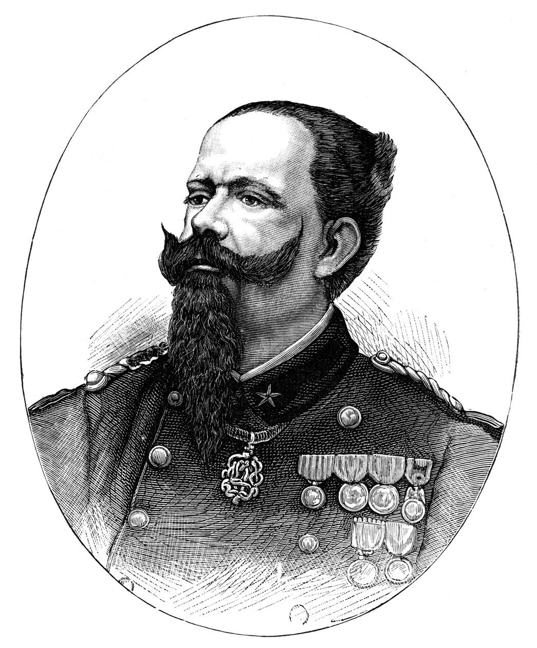 Victor Emmanuel II 1820-1878, İtalya Kralı by Unbekannt