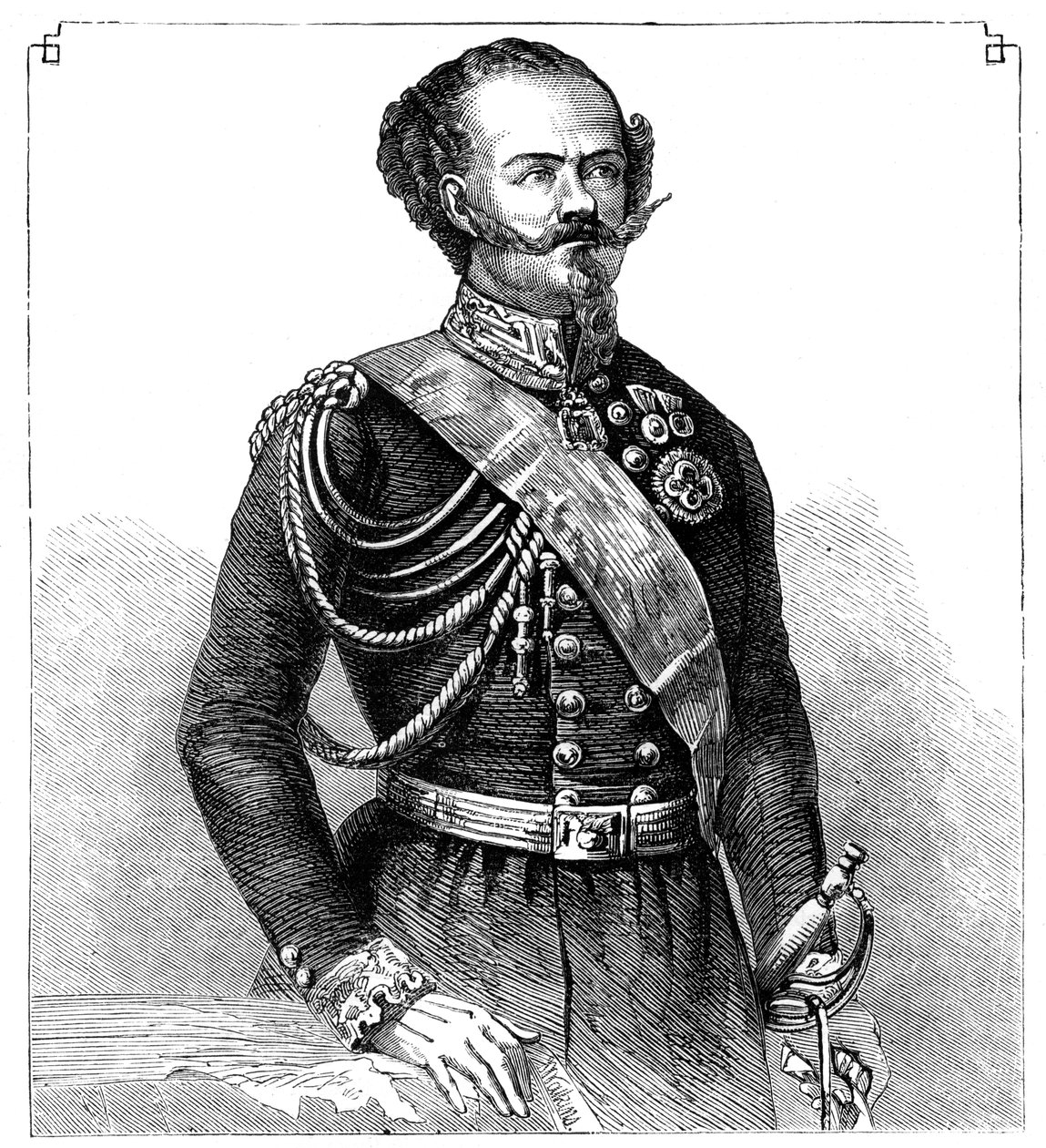 Victor Emmanuel II, İtalya Kralı by Unbekannt
