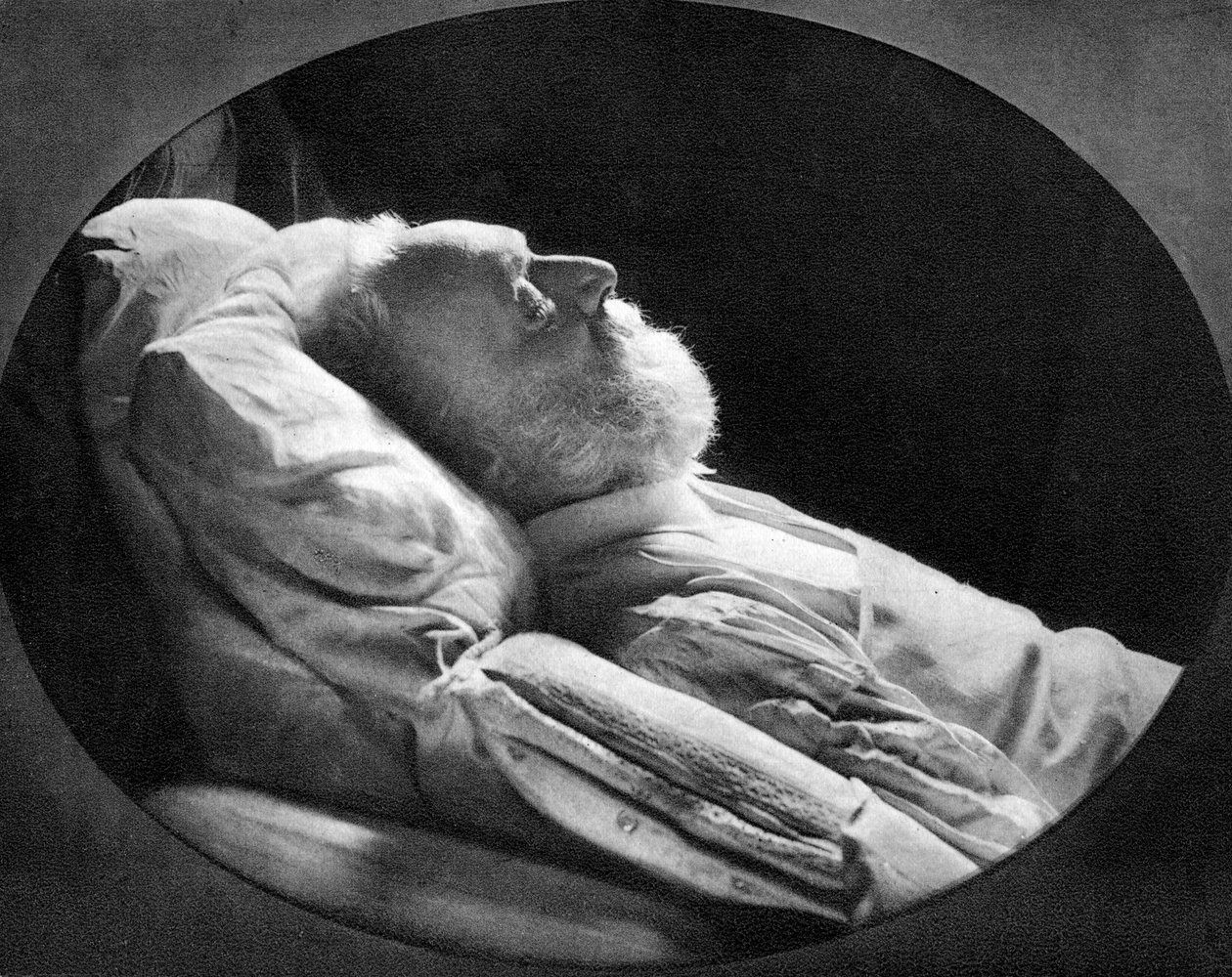 Fransız yazar Victor Hugo, ölüm döşeğinde, 22 Mayıs 1885 by Unbekannt