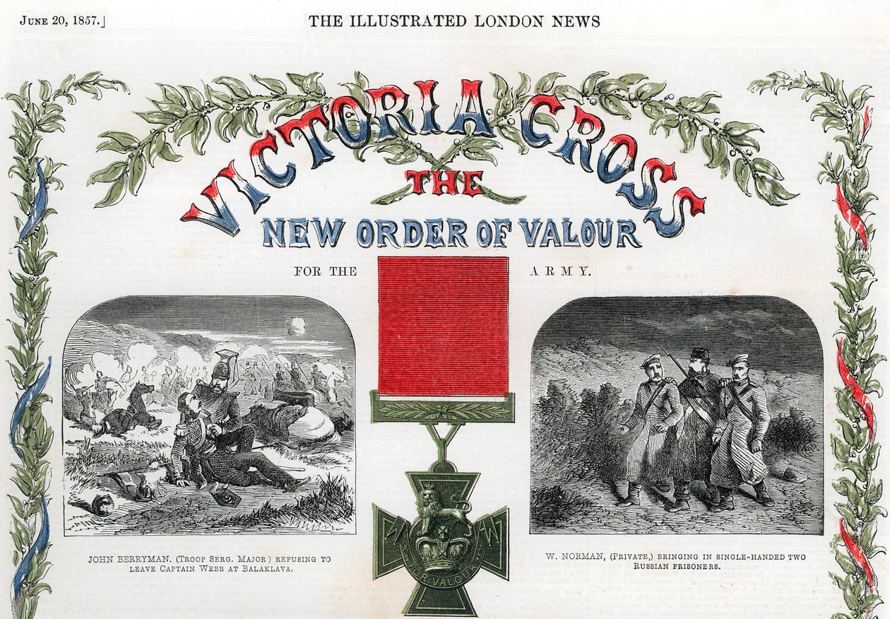 Victoria Cross, İngiliz cesaret ödülü, 1857 by Unbekannt