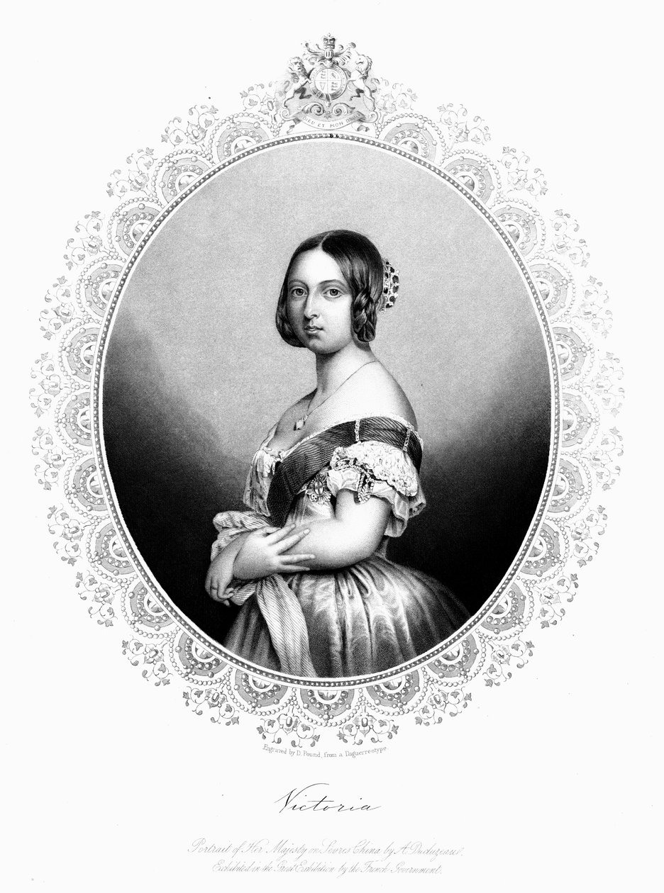 Victoria, Büyük Britanya ve İrlanda Kraliçesi, c1850 by Unbekannt