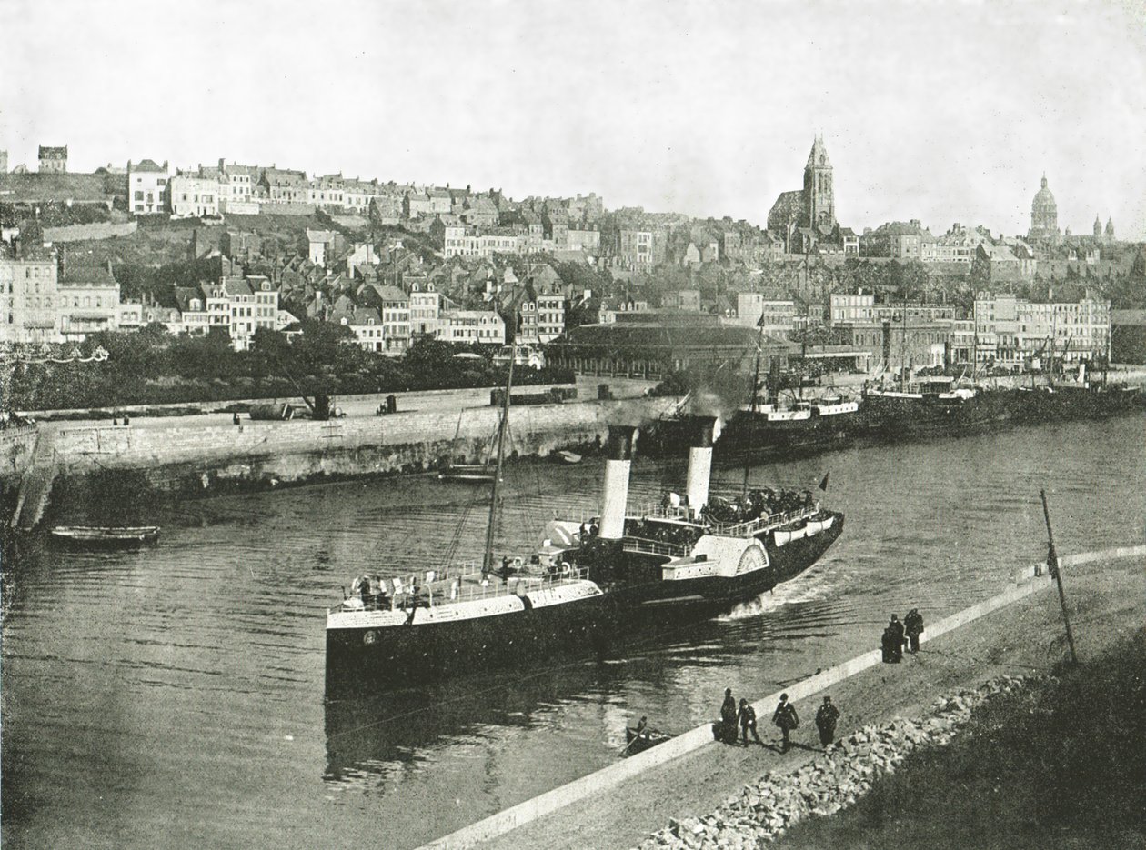 Batı İskelesi'nden görünüm, Boulogne, Fransa, 1895. by Unbekannt