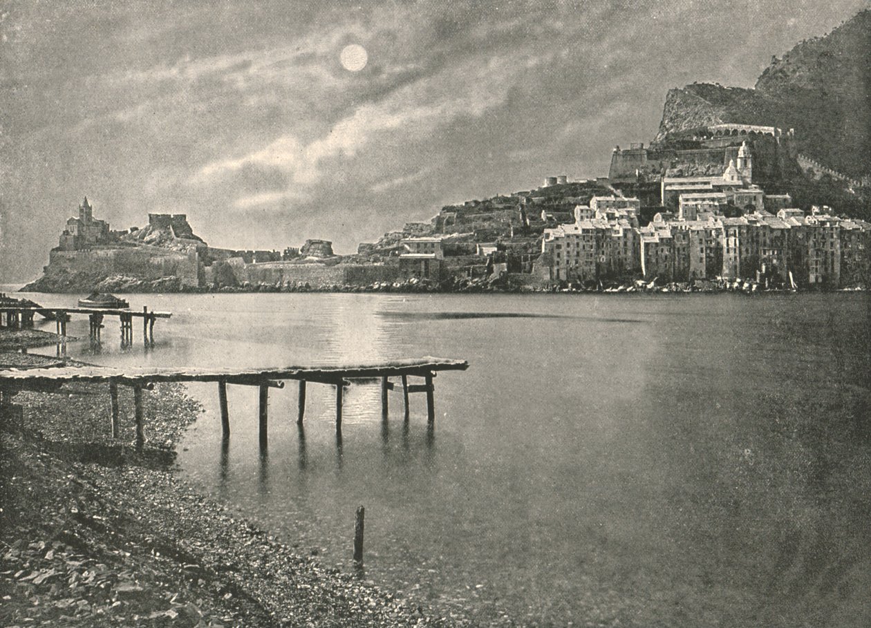 Körfezden görünüm, La Spezia, İtalya, 1895. by Unbekannt