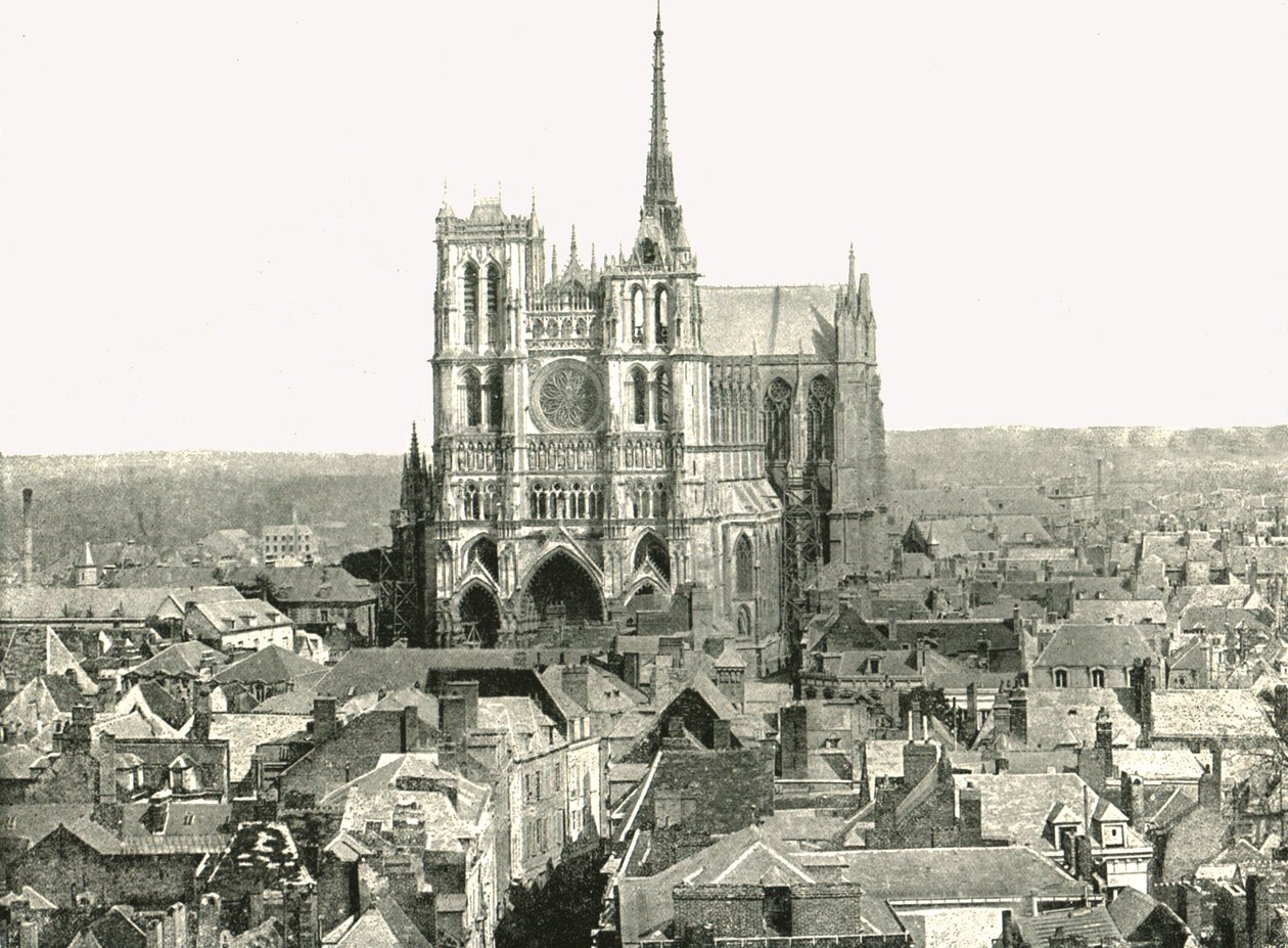 Çan kulesinden görünüm, Amiens, Fransa, 1895. by Unbekannt