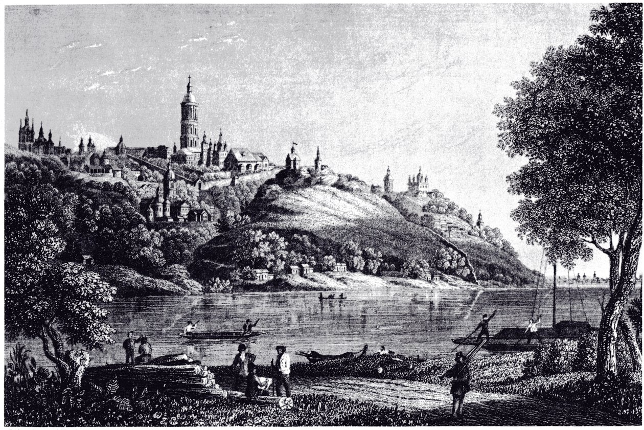 Kiev manzarası, 1835 by Unbekannt