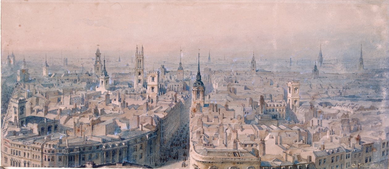 Londra manzarası by Unbekannt